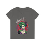 Load image into Gallery viewer, Jester Queen (women) V-Neck T-Shirt
