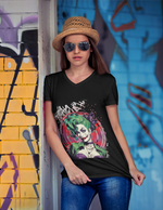 Load image into Gallery viewer, Jester Queen (women) V-Neck T-Shirt
