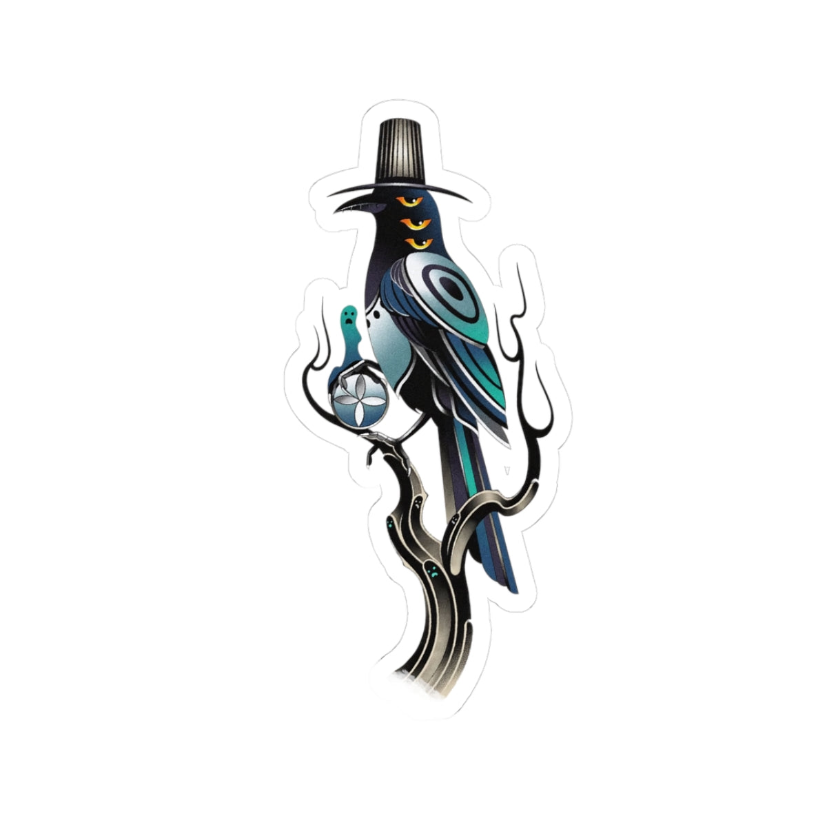 Saja Boys Magpie Kiss-Cut Sticker