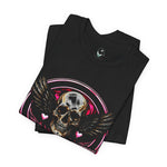 Load image into Gallery viewer, Bret Hart "Excellence of Execution" Skull &amp; Wings T-Shirt
