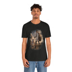 Load image into Gallery viewer, Jalen Brunson vs. Wemby "Garden Titan" Graphic Tee - David vs. Goliath Basketball Rivalry Apparel
