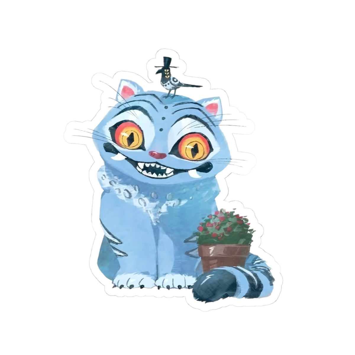 Demon Huntes' Magpie and Tiger Sticker