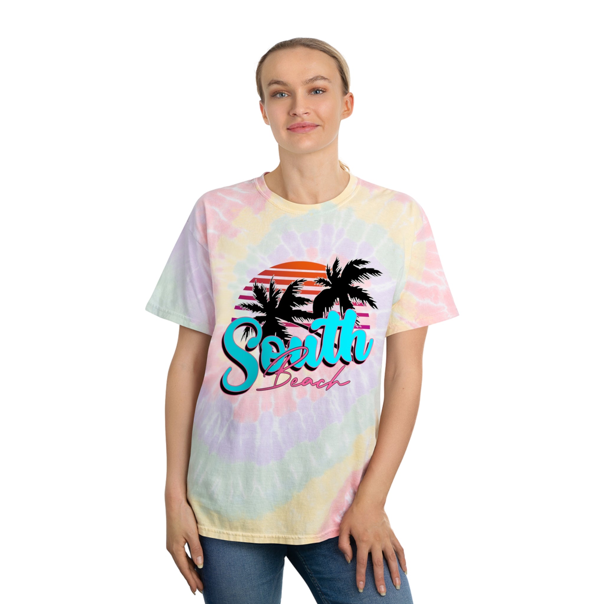 Retro 8 South Beach Lebron's Tie-Dye T-Shirt