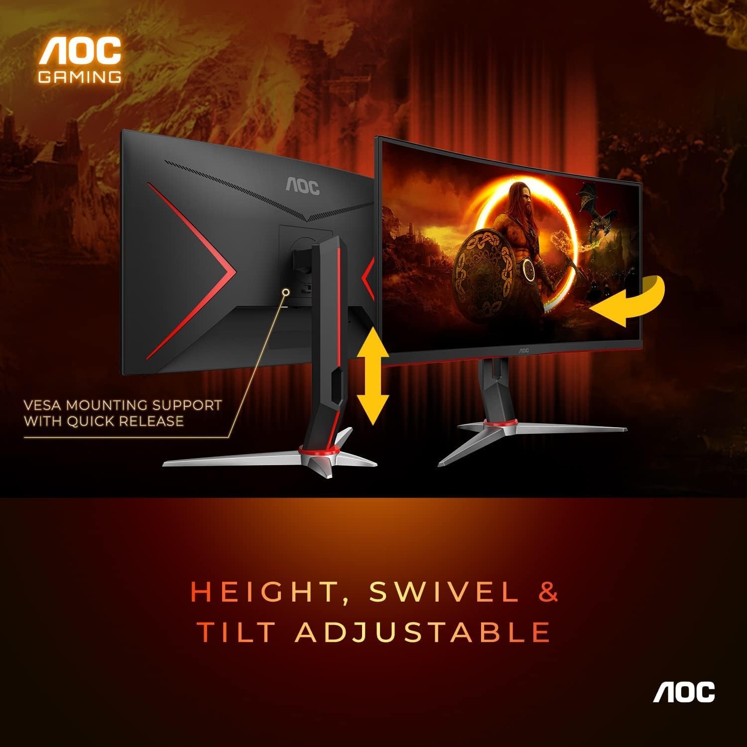 Frameless Ultra-Fast Curved Gaming Monitor