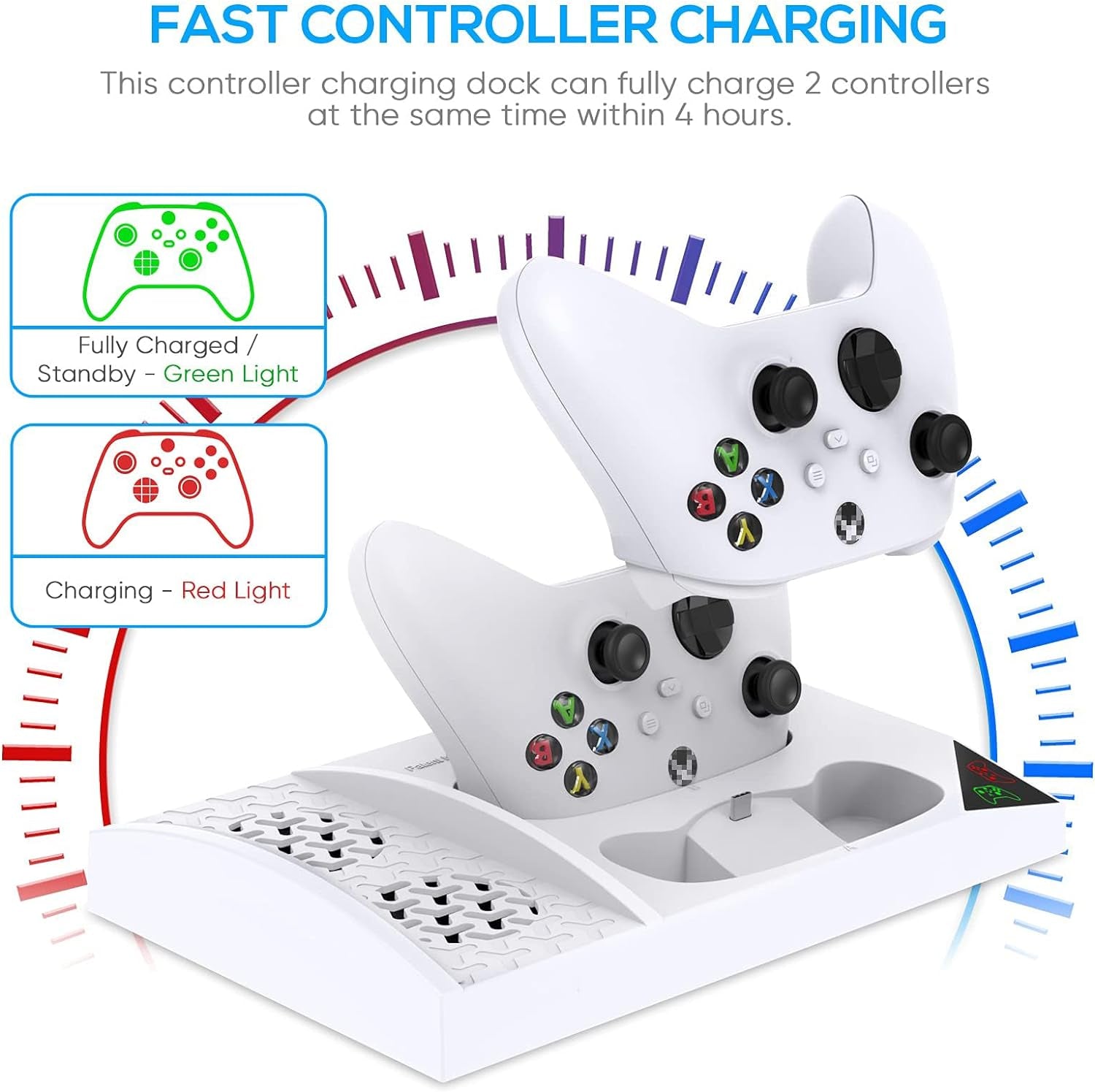 Xbox Series S Vertical Charging Stand with Dual Dock 