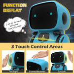 Load image into Gallery viewer, Robots for Kids, Interactive Smart Robotic with Touch Sensor, Voice Control, Speech Recognition, Singing, Dancing, Repeating and Recording, Robot Toy for 3 4 5 6 7 8 Year Old Boys Girls
