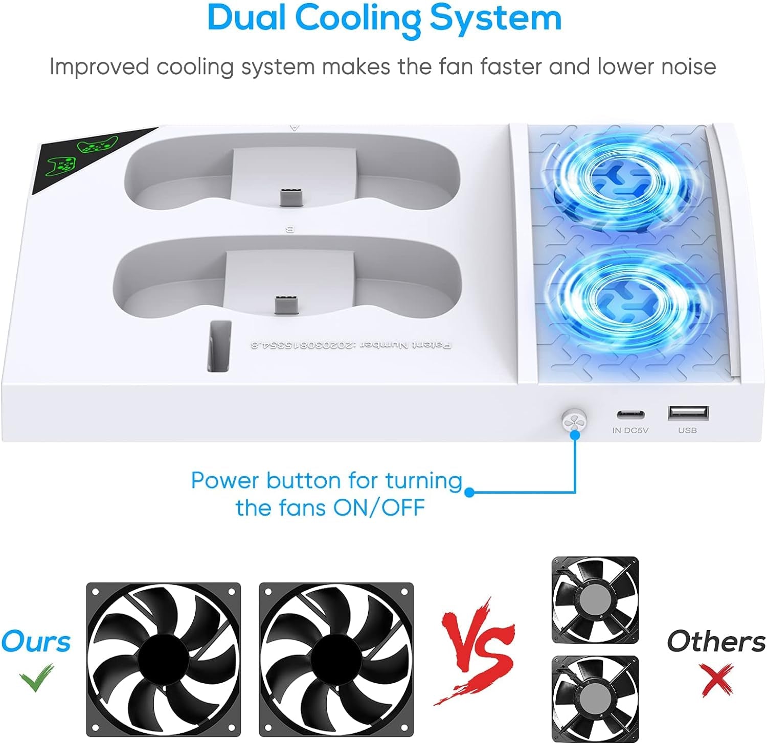 Xbox Series S Vertical Charging Stand with Dual Dock 